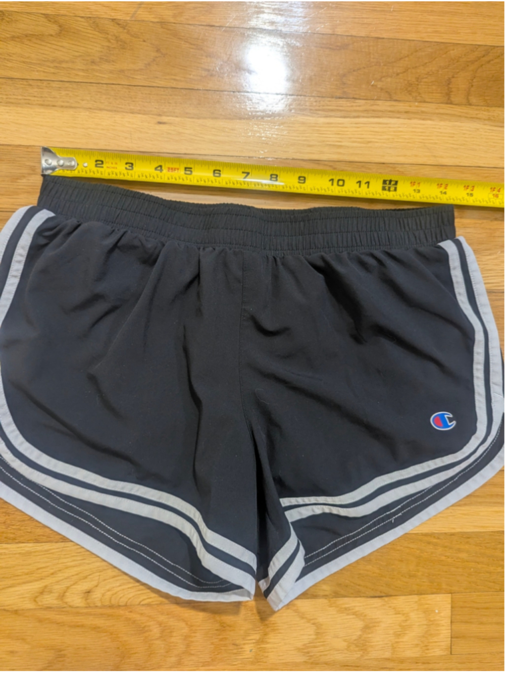 Champion Black Athletic Shorts Medium - Picture 9 of 11
